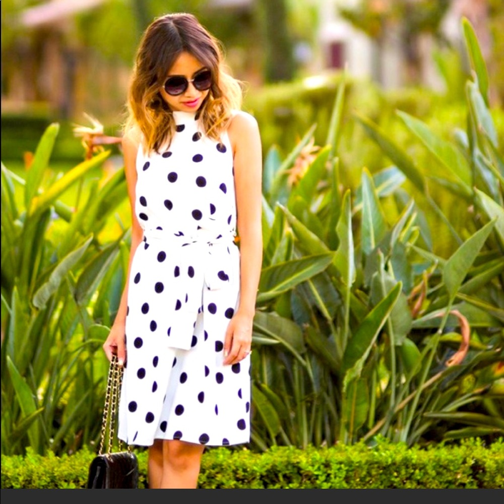 Ann Taylor Factory polka dot dress size 6